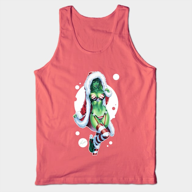 Santa's Goblin Tank Top by Eliaschatzoudis